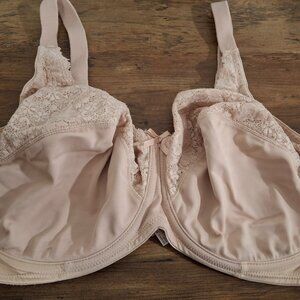 Lilyette 38DDD Dream Minimizer Bra Beige Underwire Unpadded